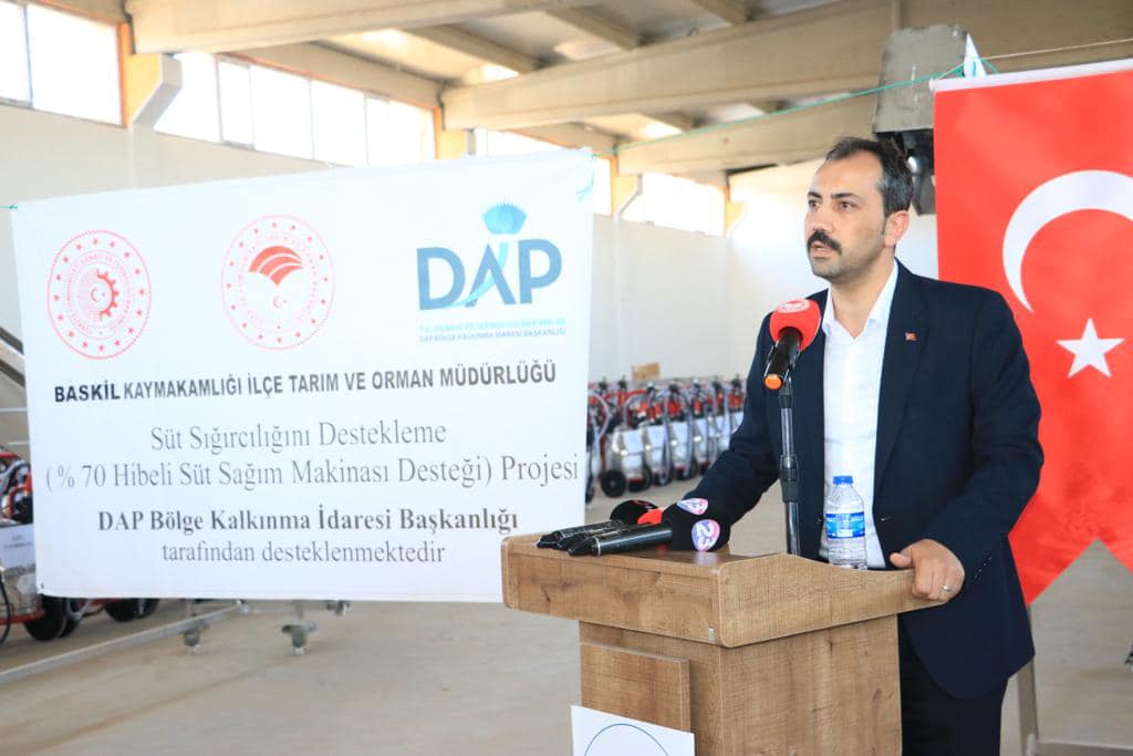 DAP Destekli 122 Adet Süt Sağım Makinası Teslim Töreni Gerçekleştirildi